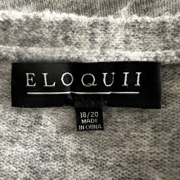 ELOQUII Sweater-Wrap Dress plus size 18/20 - Picture 6 of 13